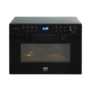 IFB 34BC2 34 Litre Convection Microwave Oven with 151 Auto Cook Menus, Oil-Free Cooking & Rotisserie (Black)