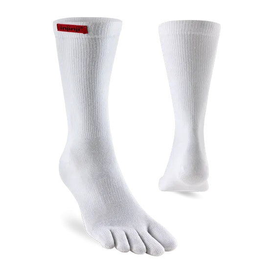 Injinji SPORT Crew Socks - White