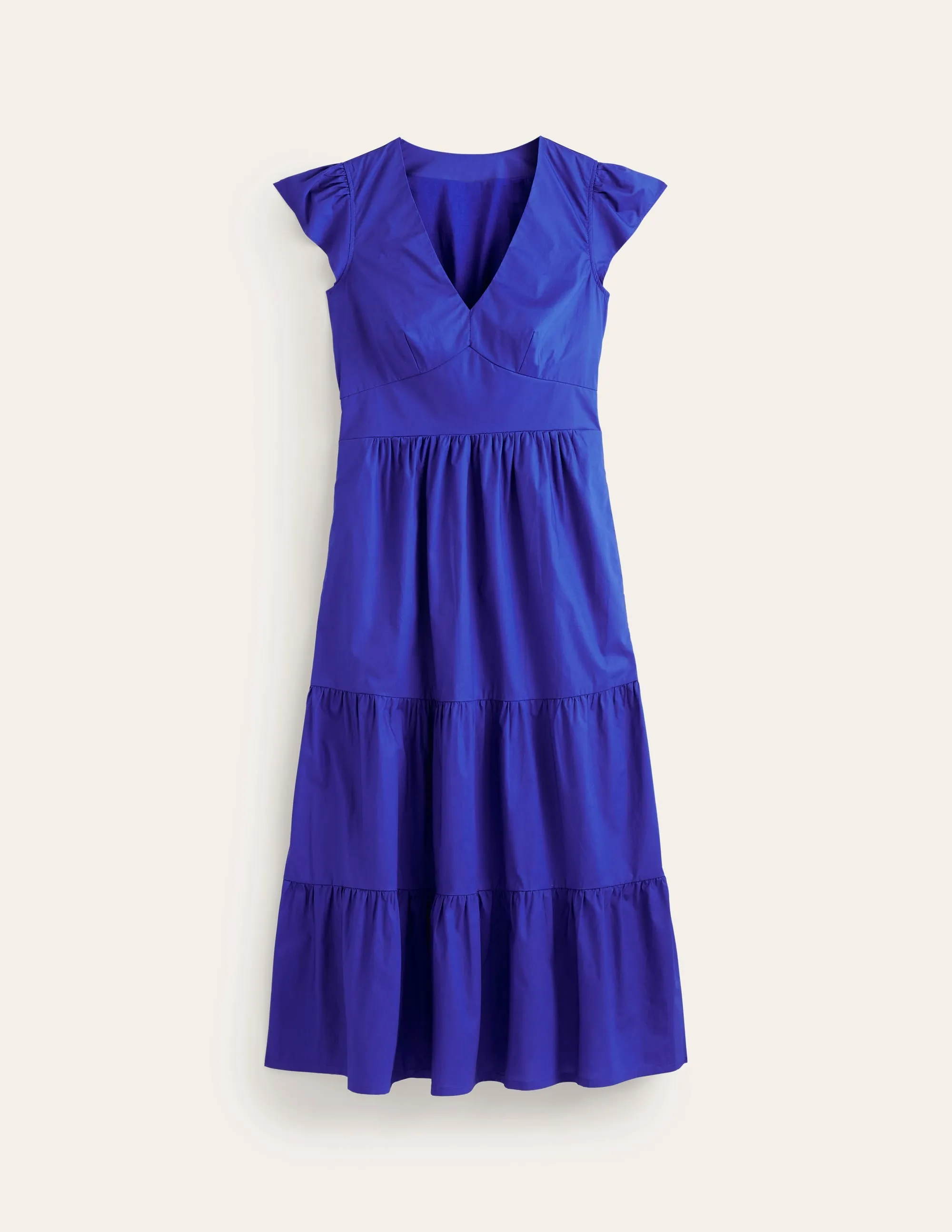 May Cotton Midi Tea Dress-Surf The Web