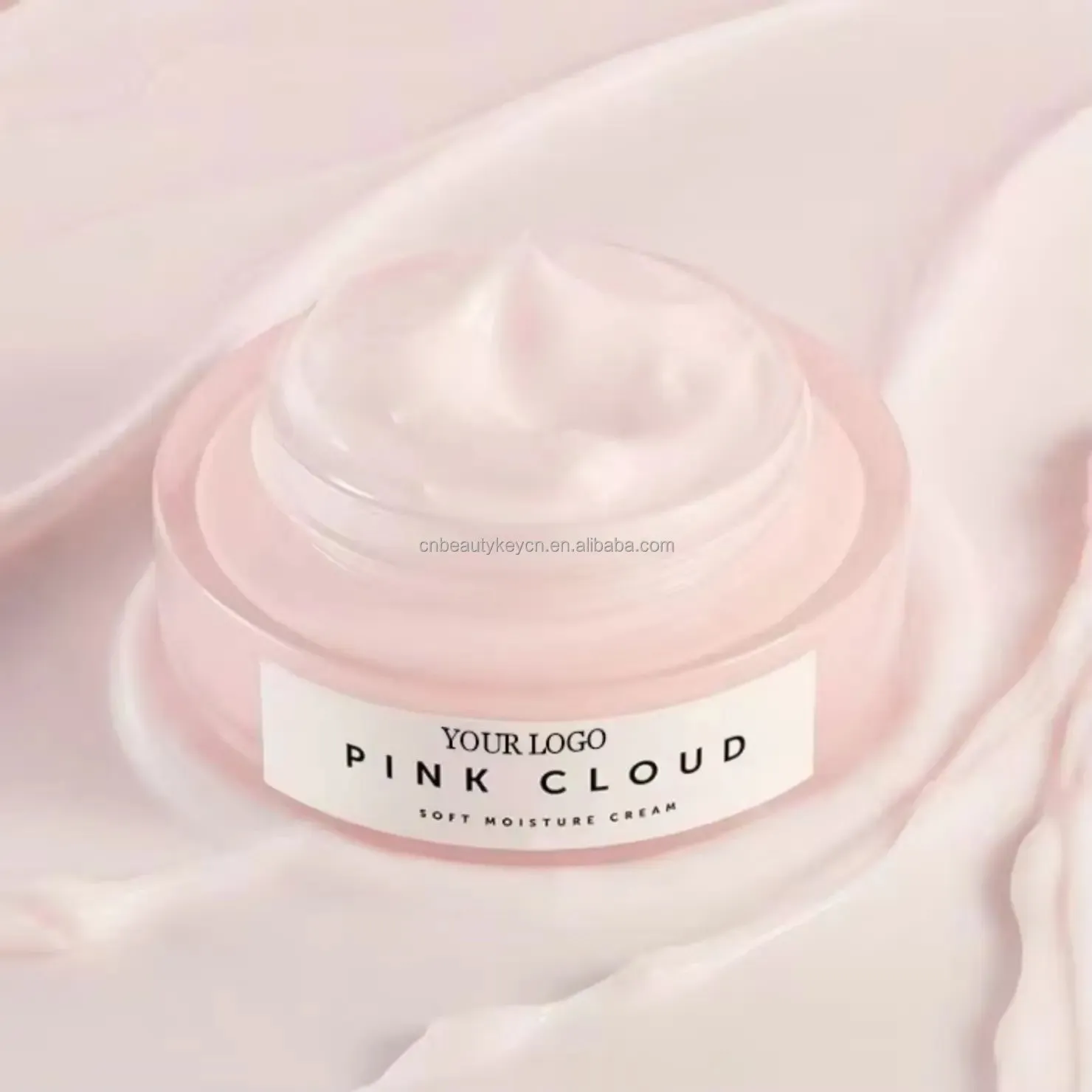 Quality OEM Organic Vegan Moisturizing Anti Wrinkle Pink Cloud Soft Face Cream for Women-  كريم مرطب للوجه مضاد للتجاعيد من شركة OEM عضوي نباتي عالي الجودة للنساء