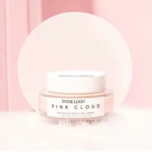 Quality OEM Organic Vegan Moisturizing Anti Wrinkle Pink Cloud Soft Face Cream for Women-  كريم مرطب للوجه مضاد للتجاعيد من شركة OEM عضوي نباتي عالي الجودة للنساء