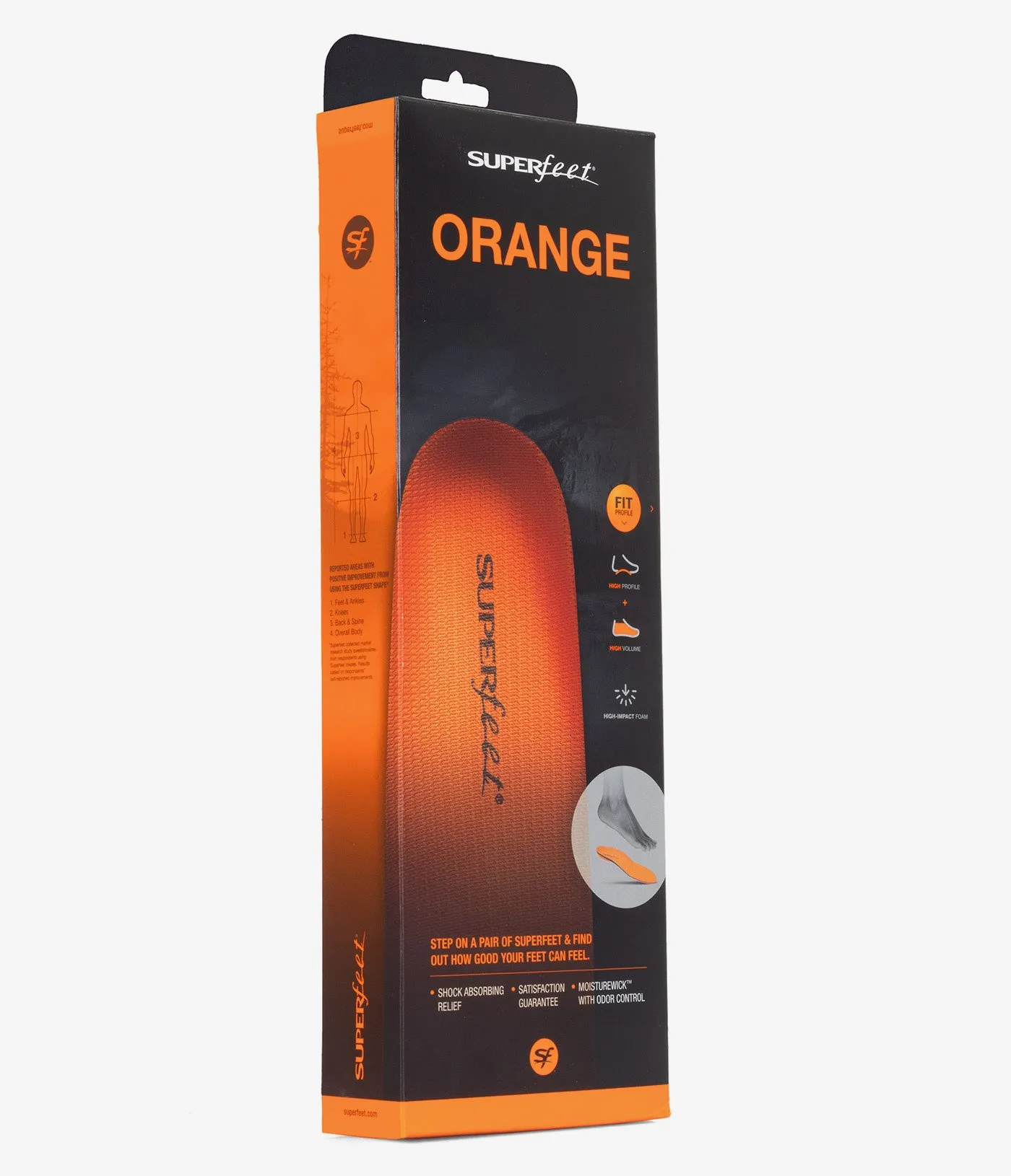 Superfeet All-Purpose High Impact Support Insoles (Orange)